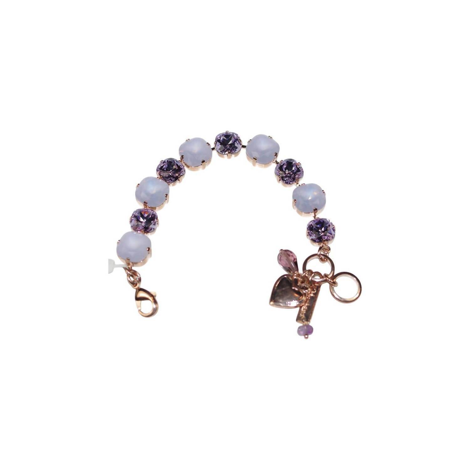 New Mariana Women's Stones Setting Bracelet In Lavender/Purple